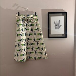Floral A-Line Skirt